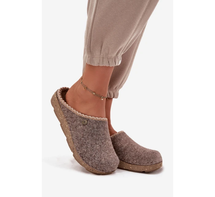 Domácí Obuv Dámské Pantofle model 21714563 Béžové - Inblu