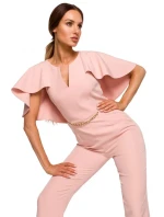 M670 Kombinéza s volánky - pudrová