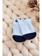 Dětské klasické bavlněné ponožky Modré
