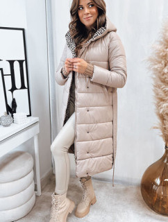Dámský zimní kabát GRACE béžový Dstreet TY4067