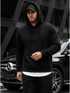 Pánská mikina s kapucí černá BX2028