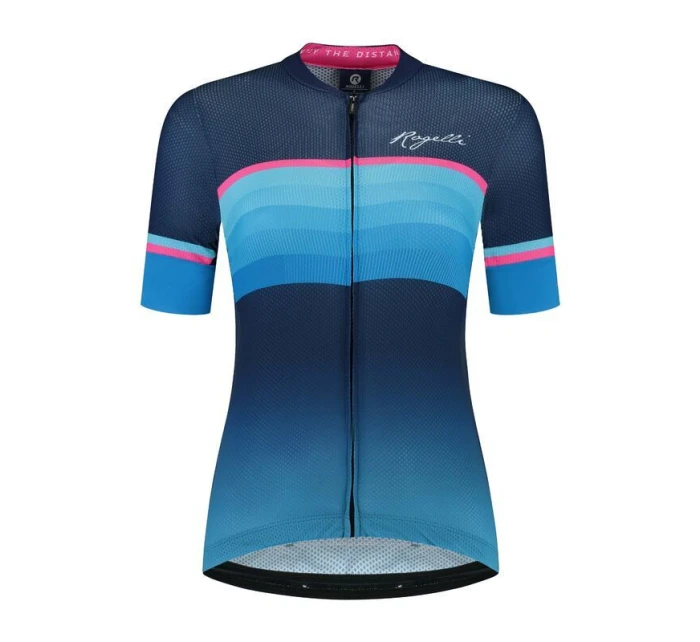Rogelli dámský dres IMPRESS II modro-růžový XS