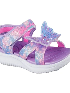 Dětské sandály Skechers JUMPSTERS SANDAL BUTTERFLY BRITES 303109N LVMT
