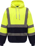 Yoko HVK 05 Hi-Vis mikina s kapucí 79.VK05 hi vis yellow/navy