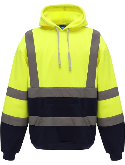 Yoko HVK 05 Hi-Vis mikina s kapucí 79.VK05 hi vis yellow/navy Yoko HVK 05 Hi-Vis mikina s kapucí 79.VK05 hi vis yellow/navy