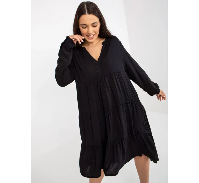 Šaty D73761M30361A černé