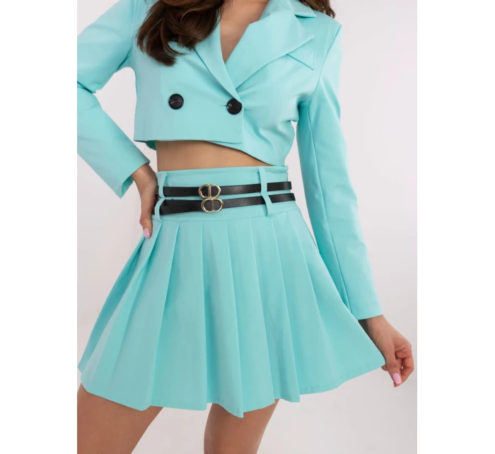 Spódnica DHJ SD model 20831778 mietowy - FPrice