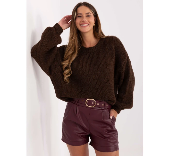 Szorty IT SN model 21421388 bordowy - FPrice Szorty IT SN model 21421388 bordowy - FPrice