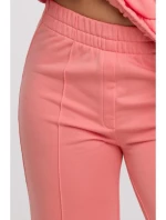 Široké kalhoty s předními korálová barva model 21047265 - BeWear Široké kalhoty s předními korálová barva model 21047265 - BeWear