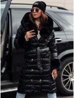 Dámský prošívaný zimní kabát HORIZON černý FashionStreet TY4749