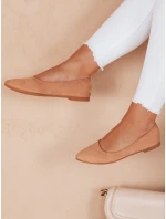 Dámské semišové baleríny s plochým podpatkem GLAMINO khaki FashionStreet ZY0775 Dámské semišové baleríny s plochým podpatkem GLAMINO khaki FashionStreet ZY0775