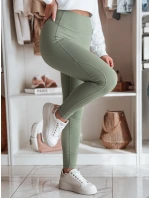 Dámské sportovní legíny FITTATO zelené FashionStreet UY2603