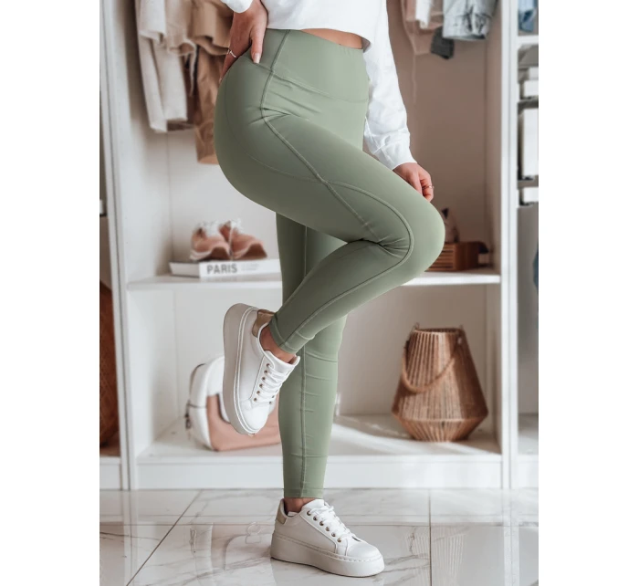 Dámské sportovní legíny FITTATO zelené FashionStreet UY2603