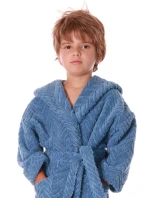 dětský župan Athena s kapucí dětské Denim světlý dětský župan Athena s kapucí dětské Denim světlý