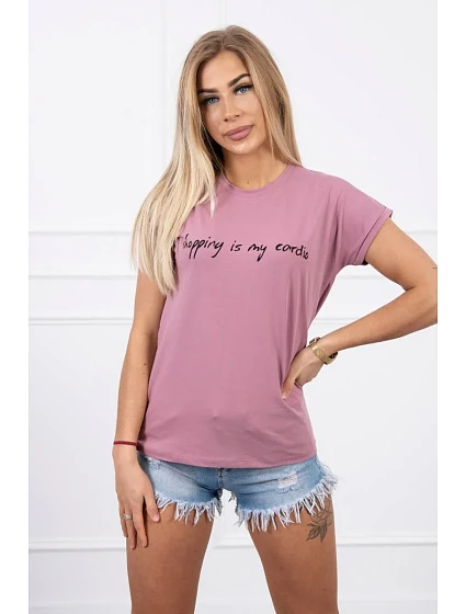 model 18746322 je moje kardio halenka tmavě růžová - K-Fashion
