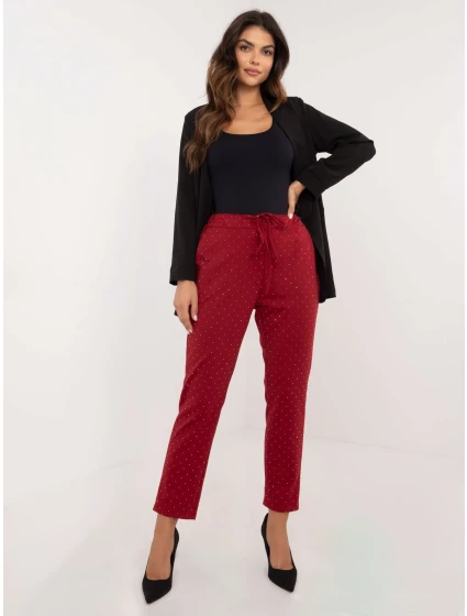 Kalhoty DHJ SP A7690.01P bordó Kalhoty DHJ SP A7690.01P bordó