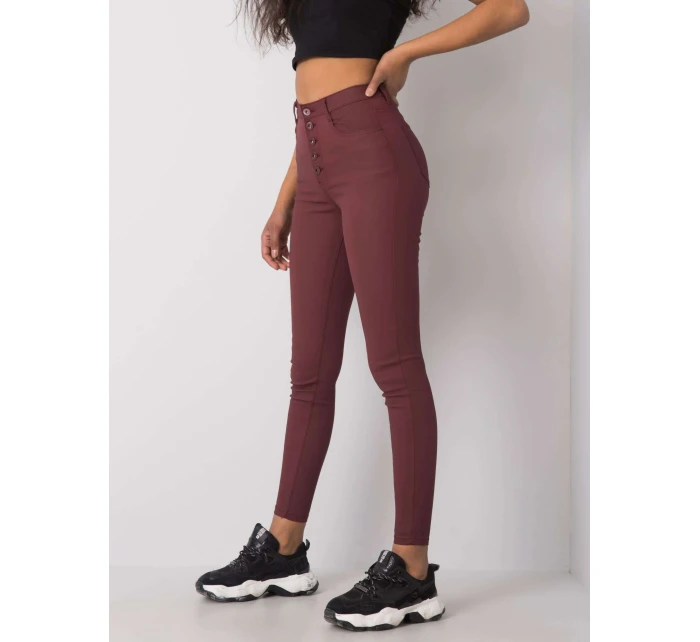 Kalhoty EM SP F663.50P bordó