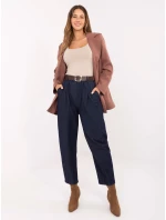 Spodnie IT SP model 21441240 granatowy - FPrice Spodnie IT SP model 21441240 granatowy - FPrice