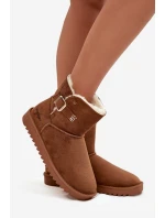 Dámské sněhule Wrangler se sponou – camel Dámské sněhule Wrangler se sponou – camel