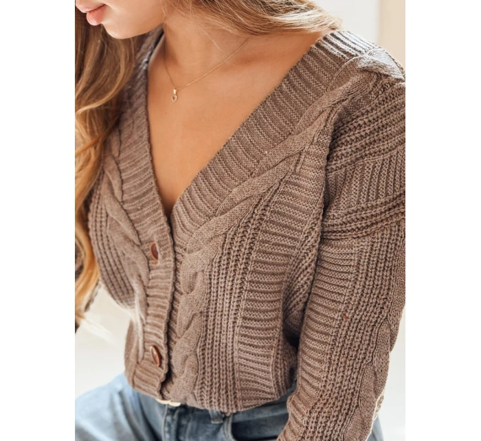 Dámský svetr DESTANY beige FashionStreet MY1738