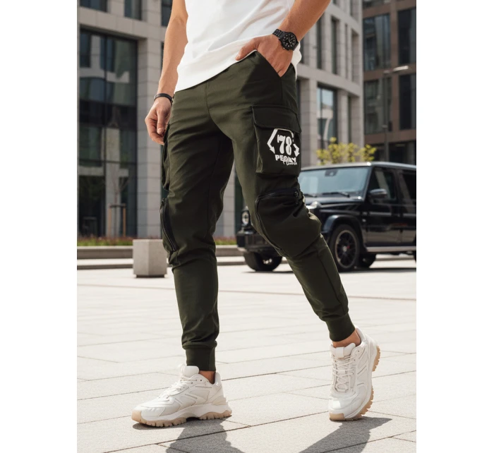 Pánské bojové kalhoty zelené Dstreet model 21973104 - FashionStreet