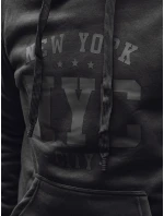 Pánská zateplená mikina s kapucí černá Dstreet model 21993113 - FashionStreet