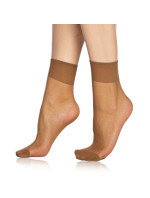 Silonkové matné ponožky 2 páry DIE PASST SOCKS 20 DEN - BELLINDA - bronzová