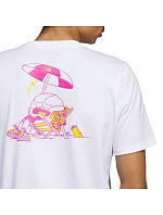 Stripe Spring Break Graphic Basketbalové tričko s krátkým rukávem M model 19583050 - ADIDAS