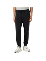 Pánské kalhoty s žebrovanými manžetami černé model 21812326 KK001 - CHAMPION Pánské kalhoty s žebrovanými manžetami černé model 21812326 KK001 - CHAMPION