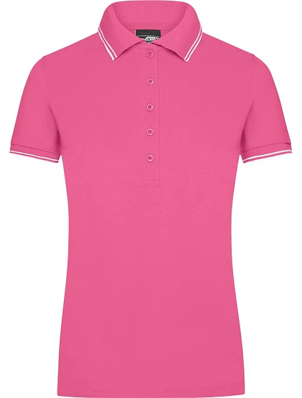 Daiber JN 985 Dámské piqué polo 02.0985 pink/white Daiber JN 985 Dámské piqué polo 02.0985 pink/white