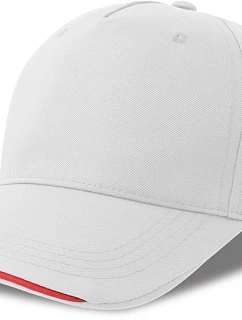 Atlantis Headwear Recy Five Italia 5 panelová kšiltovka 33.0281 white