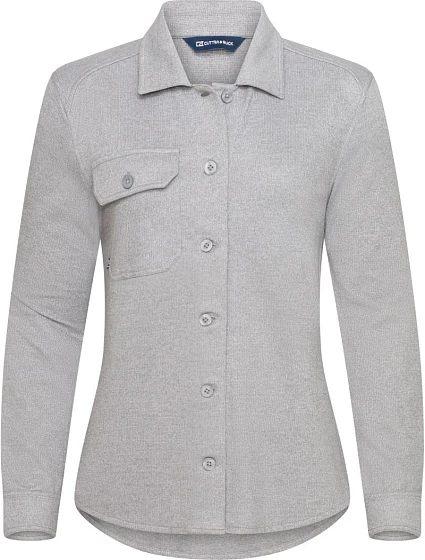 Cutter & Buck Advantage Leisure Shirt Women Volnočasová halenka 68.2415 grey melange Cutter & Buck Advantage Leisure Shirt Women Volnočasová halenka 68.2415 grey melange