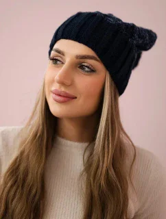 Milano fleecová čepice K203 navy blue model 18749923 - K-Fashion