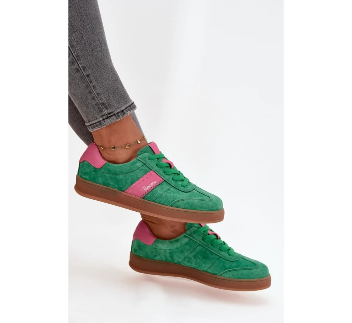 Semišové dámské tenisky Vinceza 79576 zelené Semišové dámské tenisky Vinceza 79576 zelené