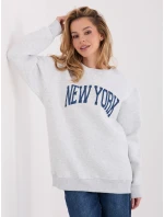 Bluza BL jasny szary model 21801862 - FPrice Bluza BL jasny szary model 21801862 - FPrice