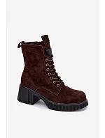 Boty na podpatku model 231634 Step in style Boty na podpatku model 231634 Step in style