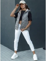 Dámská prošívaná vesta ICONVEST camel FashionStreet TY4433