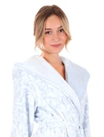Flora s kapucí model 20647526 modrá vzor - Vestis