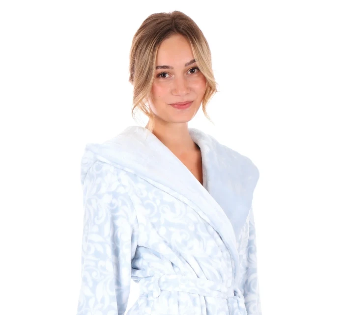 Flora s kapucí model 20647526 modrá vzor - Vestis