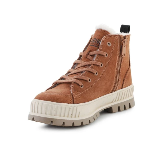 Palladium PALLASHOCK ZIP WARM 74353-257-M mahagonové dřevo