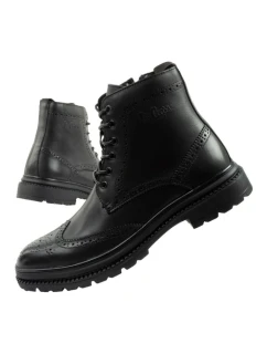 Lee Cooper pánské boty sable boty boty smart kožené černé