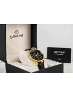 Pánské hodinky Giewont Chronograph Sapphire Black and Gold GW6310-A4