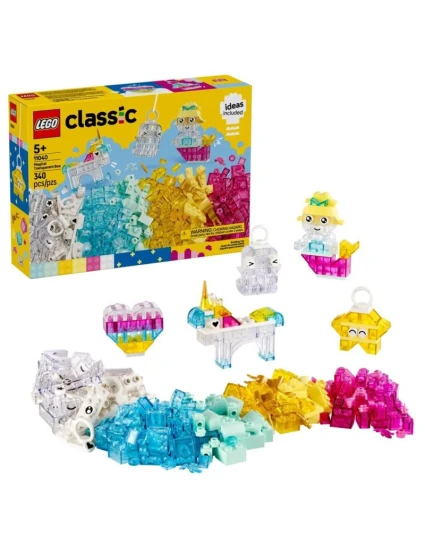 Magická sada LEGO CLASSIC 11040 s průhlednými kostkami Magická sada LEGO CLASSIC 11040 s průhlednými kostkami