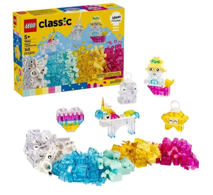 Magická sada LEGO CLASSIC 11040 s průhlednými kostkami Magická sada LEGO CLASSIC 11040 s průhlednými kostkami