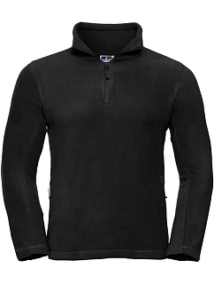 Fleecová mikina s 1/4 zipem 10. black model 22474913 - Russell Athletic