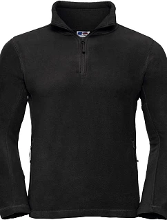 Fleecová mikina s 1/4 zipem 10. black model 22474913 - Russell Athletic