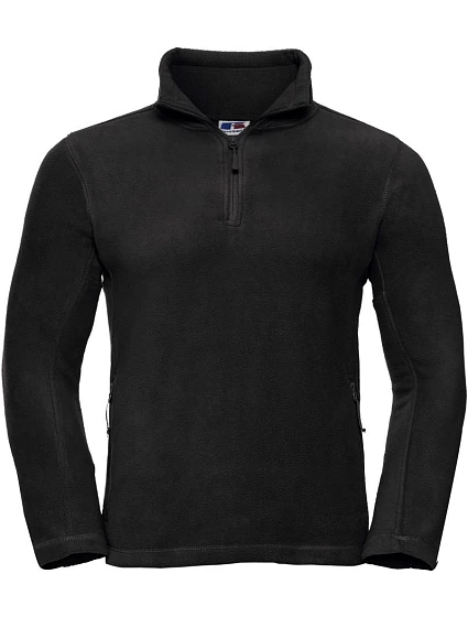 Russell Athletic 874M Fleecová mikina s 1/4 zipem 10.874M black Russell Athletic 874M Fleecová mikina s 1/4 zipem 10.874M black