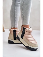 Nízké Sněhule Na Silné Podešvi D.Franklin Béžové DFSH371010