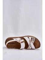 Dámské Sandály S Přezkou model 21697903 Bílé - Inblu