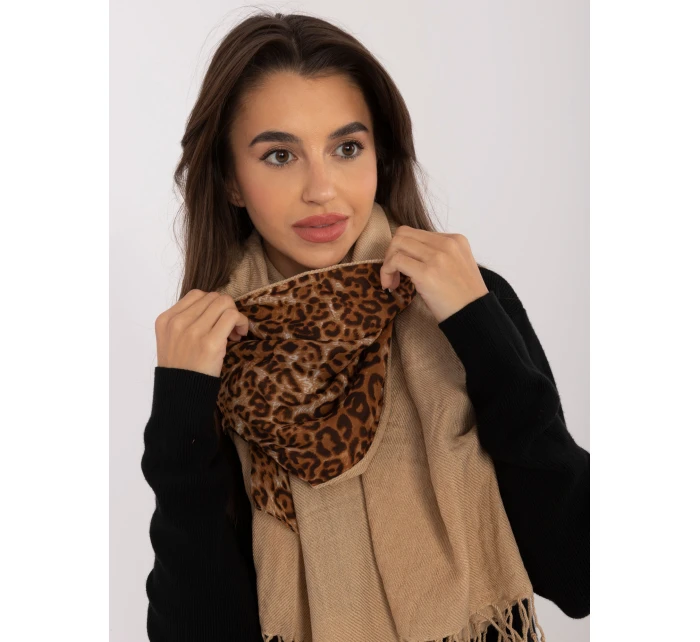 Szalik AT SZ ENEC model 21256583 camelowy - FPrice